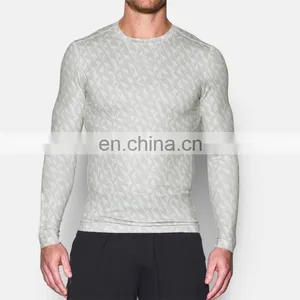 Fashion Crew Neck New Design Printing Dry Fit Compression thumbnail-1