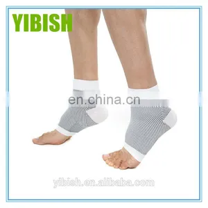 Athletic Knitted Open Toe Compression Ankle Socks For Sports#YLW-03 thumbnail-2