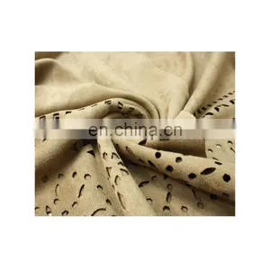 Laser Cut Suede Women Cardigan Office Wear thumbnail-5