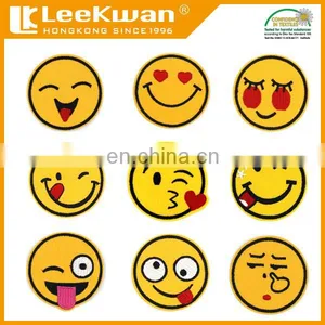 Face Emoji StickyPatch/ Custom Self-adhesive On Patch/ Embroidered Applique thumbnail-1