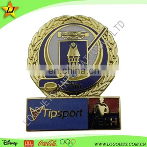 2017 Best Quality Promotional Plated Hard Enamel Lapel Pin & Badge thumbnail-4