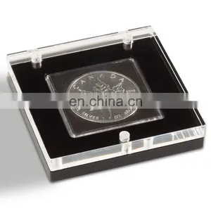 Coin Acrylic Storage Display/magnet Coin Display Stand /coin Storage for Souvenir thumbnail-2