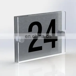 Customized and Factory Price Acrylic Room Number thumbnail-1