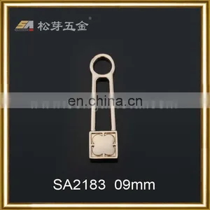 Clutch Bag Hardware" Hollow Out Zipper Puller With Logo thumbnail-3