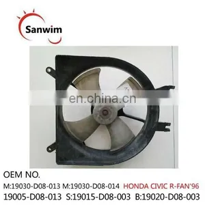Fits HON-DA CIV-IC R-FAN'96 Radiator Cooling Fan OM 19005-D08-013 M:19030-D08-013/014 S:19015-D08-003 B:19020-D08-003 thumbnail-1