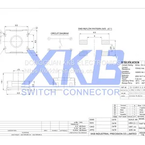 2018 Low Price 6.2*6.2 Blue Silicone Tact Switch thumbnail-2