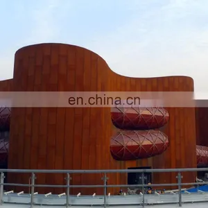 Corten Steel Wall Cladding Panels for Buildings S355J2WP thumbnail-2