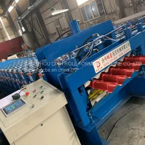 Double Layer Galvanized Roofing Sheet Roll Forming Machine thumbnail-2