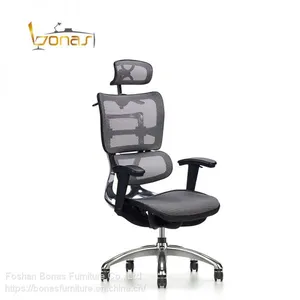 High Quality Executive Mesh Ergonomic Office Chair With Headrest for Boss thumbnail-1