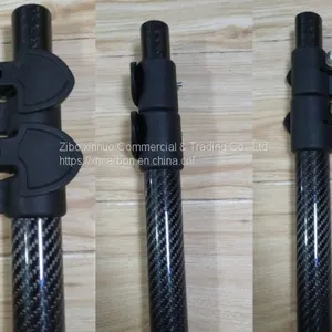1.5 Meter 59 Inch Length Carbon Fiber Telescopic Poles for Solar Panel Cleaning Pole Car Washing Rod thumbnail-1