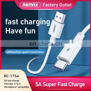 Remax RC-175a Wholesale TPE 22.5W Type c Strong Fast Usb Charge Data Cable thumbnail-5