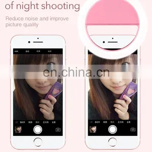 Cheapest Phone Ring Light Clip Selfie Led Light Cosmetic Mirror Flash Light for Mobile Phone Luz Led Selfie thumbnail-7