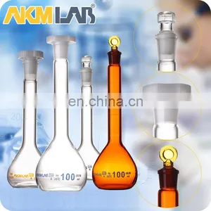 AKM LAB Glass A 100ml Volumetric Flask With Stopper thumbnail-5