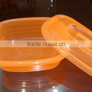 Popular Plastic Food Storage Container, Rectangular Basin With Cover thumbnail-1
