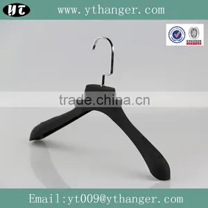 HA6878 Cheap Notched Plastic Hanger Rubber Coated Clothes Hanger thumbnail-3