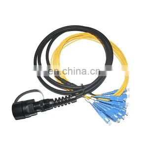 Fiber Optic 12core ODVA MPO-LC/SC Fan-out Waterproof MPO Cable thumbnail-1