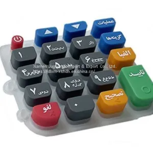 Colorful Silicone Keyboard For Mobile Terminal thumbnail-2