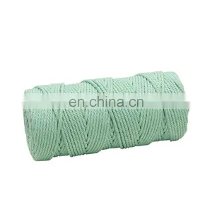 Promotional Top Quality Cord Cotton Knitting Reach Wire Macrame Polyester / Cotton,polyester / Cotton Waxed 3mm 100m/roll Spun thumbnail-2