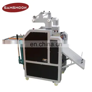 Best Selling Products Max 390Mm Width Hydraulic Hot Roll Paper Laminating Film Lamination Machine thumbnail-1