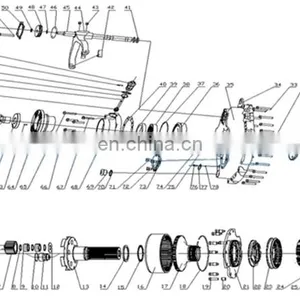 SINOTRUK Gearbox Low Gear Cone Hub Assembly NEW Model WG2203100148 thumbnail-4