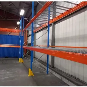 U Support Punch Pallet Flared Channel Heavy Duty Wire Mesh Decks Racks thumbnail-2