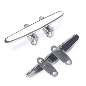 Marine Grade Hot Sale Stainless Steel Boat Cleat Dock Cleat Low Silhouette Cleat thumbnail-5