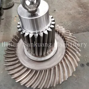 Spur Helical Gear 42CrMo4 Nitrided 60-65HRC Module 2-12 for 3000rpm High Speed Applications thumbnail-3