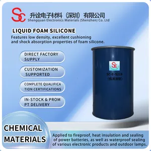 Low Flow Viscous Liquid Foam Injection Silicone Rubber Low Flow Halogen-Free Flame Retardant Foam Silicone thumbnail-1