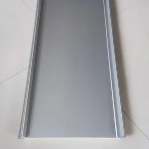 Thickened Insulated Integrated Decorative Panels, Sound & Heat Insulated External Wall Al-Mg-Mn / Color Coated Steel Roof Tiles thumbnail-1