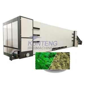 Mesh Belt Dryer Machine Leaf Drying Oven Mint Moringa Leaf Dryer Machine Conveyor Dryer Machine EPC thumbnail-1