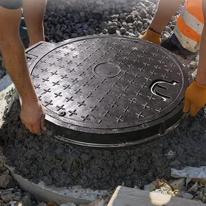 Cast Iron Manhole Cover for Sewage, Complying With EN124 Standard, Available in Grades A15, B125, C250, D400, E600, F900 thumbnail-3