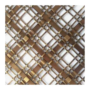Modern Interior Design - DIY Cutting of Stainless Steel Wire Mesh for Decorative Net Ceiling and Wall Decoration. Made of 304 Material and Welded. thumbnail-1