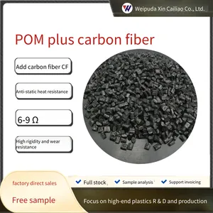 Pom With Carbon Fiber, Anti-static and Super-conductive Pom Carbon Fiber Cf125, 30%, Friction-resistant, Anti-static, Electromagnetic Shielding thumbnail-1