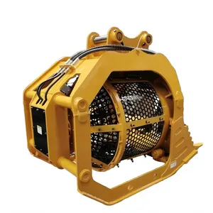 Rotary Screen Bucket 30 Ton With Mesh Drum Bolted Screen Bands for Excavator Attachment Screening thumbnail-4