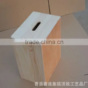 Wood Material and Recycled Materials Feature Hinged Wooden Display Box for Wine thumbnail-2