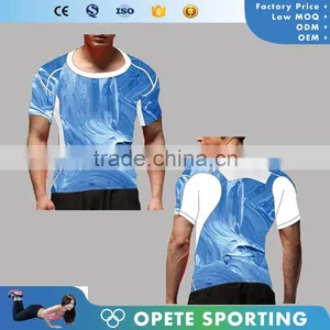 (OEM FACTORY) Polyester Rash Guard, Fitness t Shirt, Custom Soccer Jerseys thumbnail-2