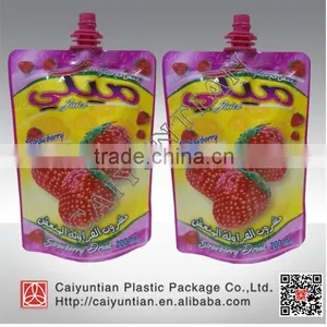 Aluminum Foil Standing Liquid Fruit Juice Packaging Bag/ Spout Pouch for Fruit Juice thumbnail-4