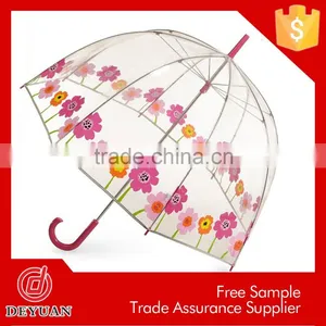 Baby Strollers Totes Kids Bubble Clear Pvc Straight Umbrella thumbnail-6