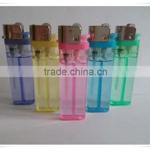 Cheapest Classic Plastic Lighter Transparent Flint Lighter FH-003 With Butane Gas thumbnail-1