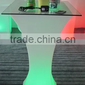 PE Plastic Bar Table With LED Light and Remote Control YXF-6211A thumbnail-2