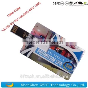 Custom Promotional USB Drives Credit Card 1g 2g 4g 8g 16g 32g 64g USB Flash Drive thumbnail-1