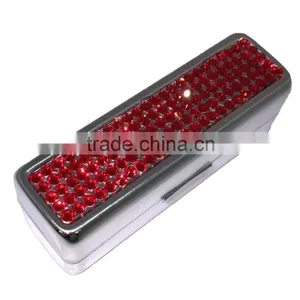 Bling Crystal Girls Lipstick Case thumbnail-1