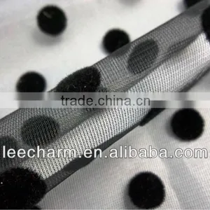 Flocking Dot Mesh Fabric thumbnail-1