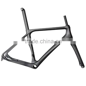 2016 Chinese Toray 700C Thru Axle BB386 Carbon Disc Brake RD01 Road Bike Frame thumbnail-1