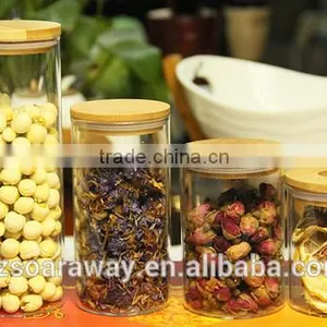 European Style Different Shape Glass Jar Ball Seal Pot for Candy Bean Snacks thumbnail-6