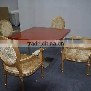 French Style Velvet Dining Table Set XYN1242 thumbnail-3
