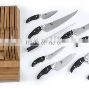 9Pcs Stainless Steel Kitchen Knife Set A thumbnail-1