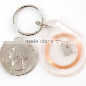 Clear RFID Key Fob for Access Control thumbnail-1