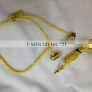2013 NEW Fashion Waterproof Zip Earphone With Mic thumbnail-1