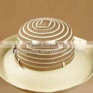 Light Foldable Fabric Hat for Outdoor With Wide Brim Sunshade and String Decoration thumbnail-2